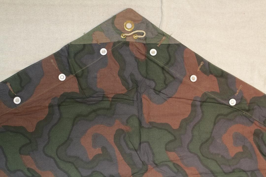 デッドストック ノルウェー軍幕 1枚 ポンチョテントシート