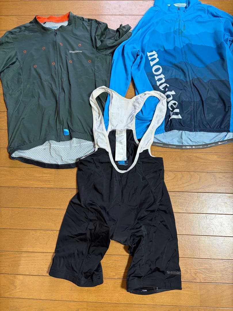 Oakley、シマノ、モンベル、サイクルジャージ シマノ　エスファイア