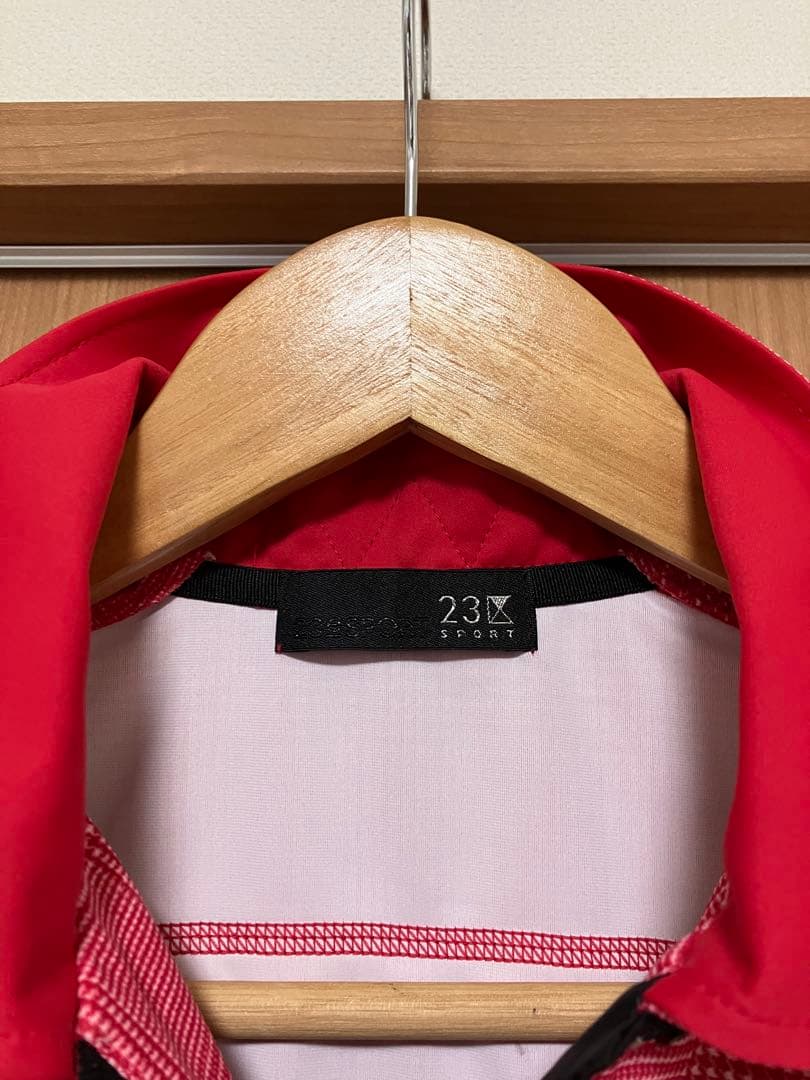 希少 美品 23区GOLF ハーフジップ シャツ 長袖 23区 ゴルフ DBF