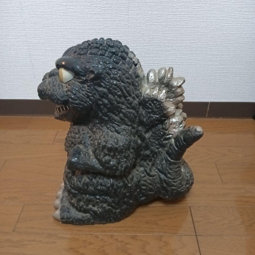 希少 値下げ可 デカゴジラ 貯金箱 高さ約34cm