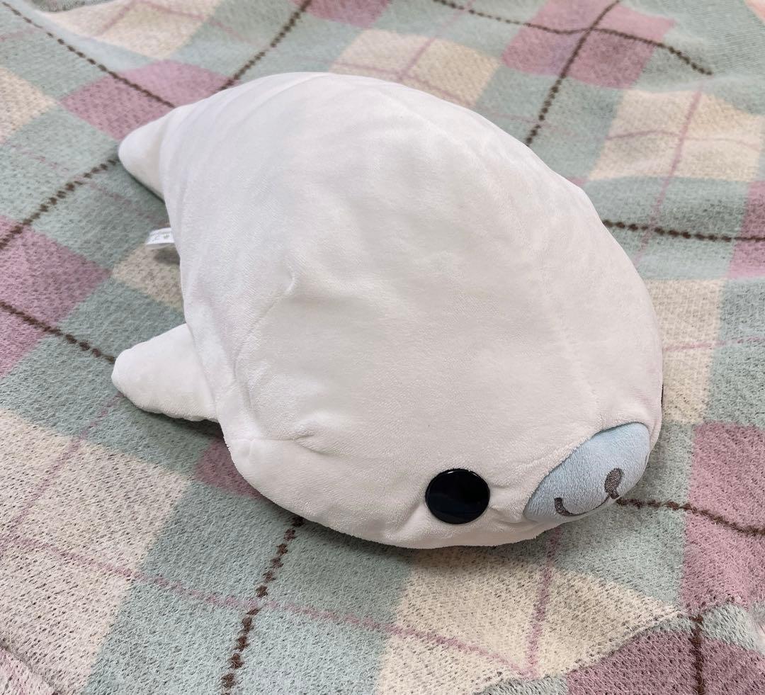 33cm まめゴマ くったりまめゴマ(大) ぬいぐるみ しろゴマ サンエックス