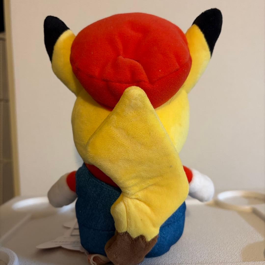 美品　マリオピカチュウ ぬいぐるみ タグ付き