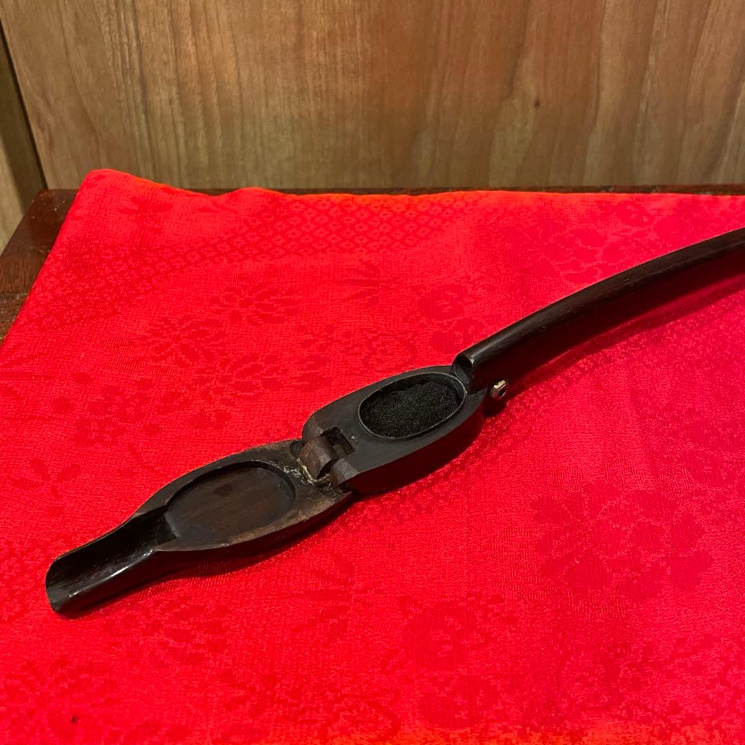 矢立　③ 木製　骨董　骨董品　時代物　希少
