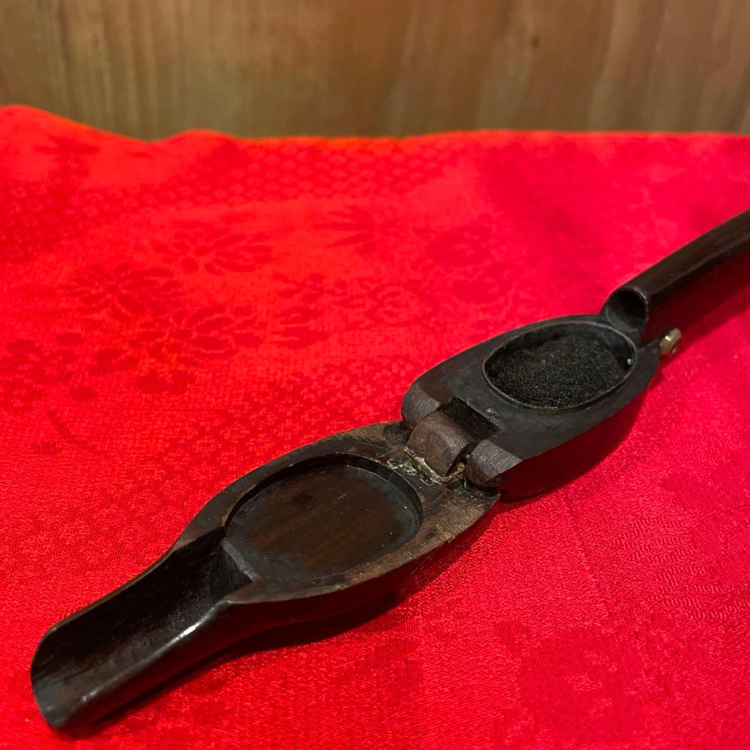 矢立　③ 木製　骨董　骨董品　時代物　希少