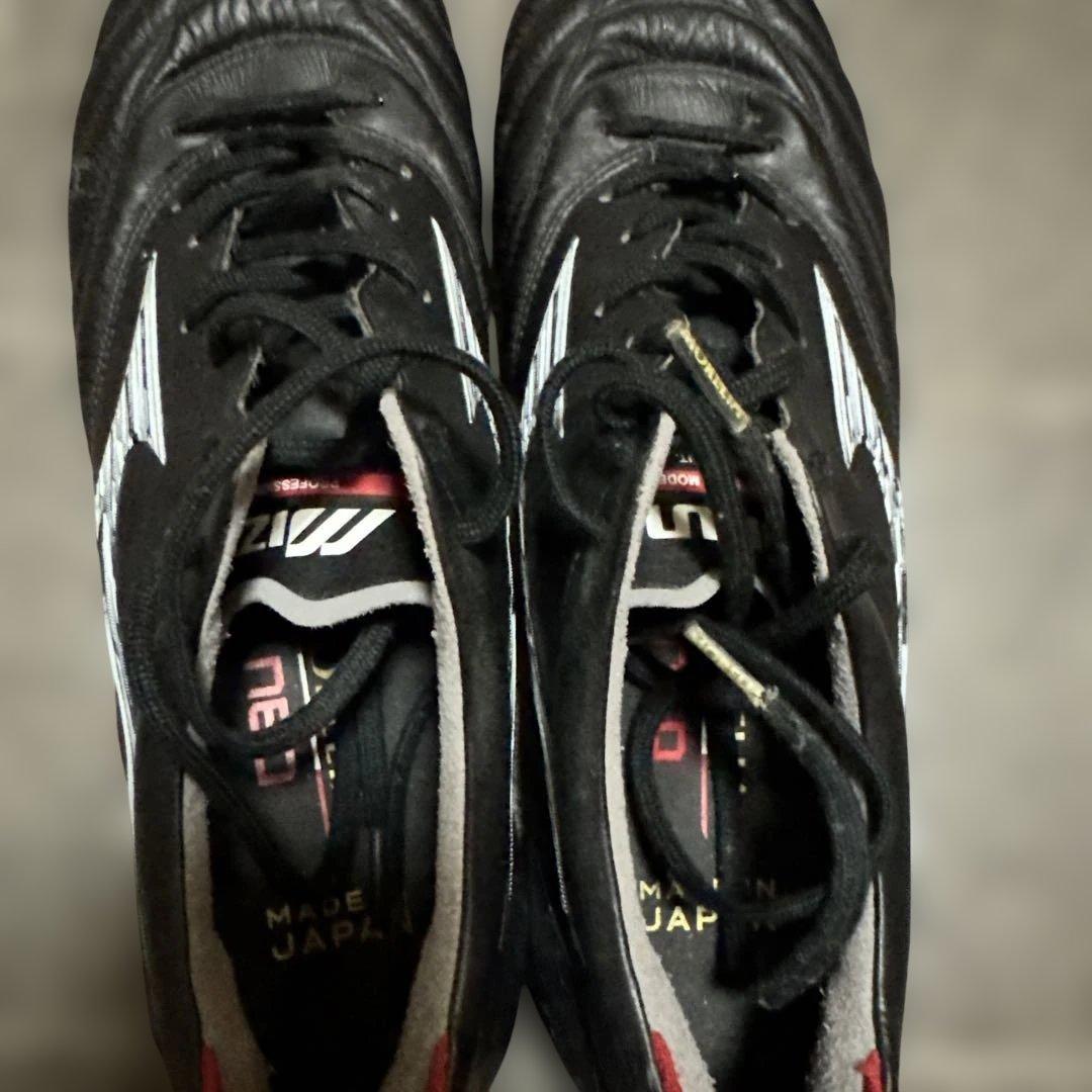 Mizuno Morelia Neo サッカーシューズ 黒/赤