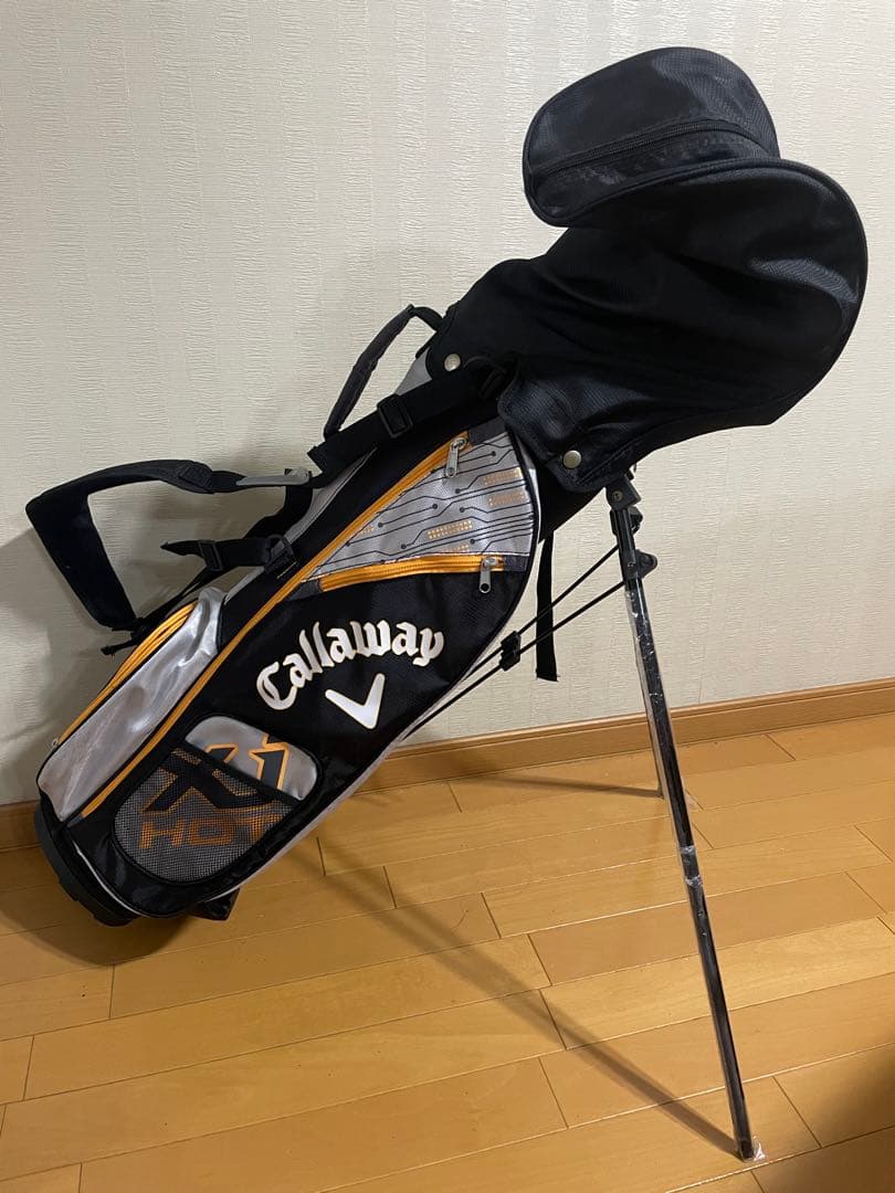 ジュニア クラブセット2種類とキャロウェイスタンドバックのセット