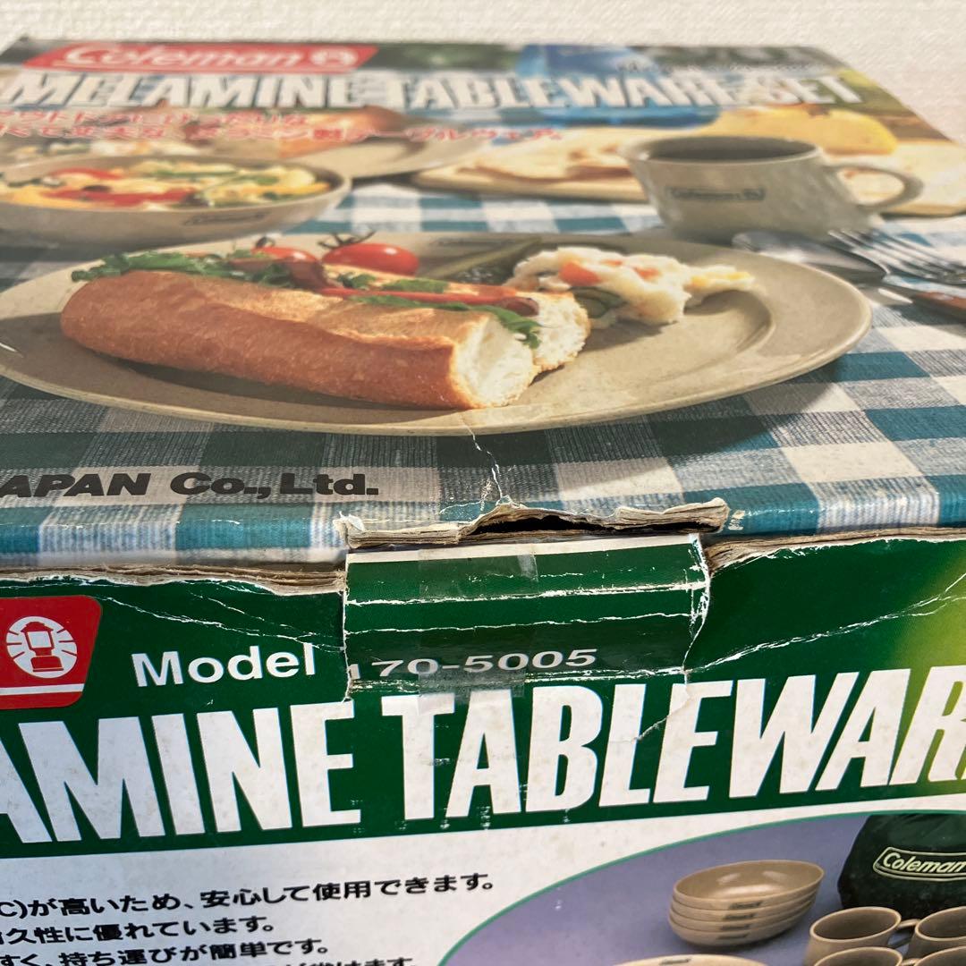Coleman メラミンテーブルウェアセット　カトラリーセット　コールマン