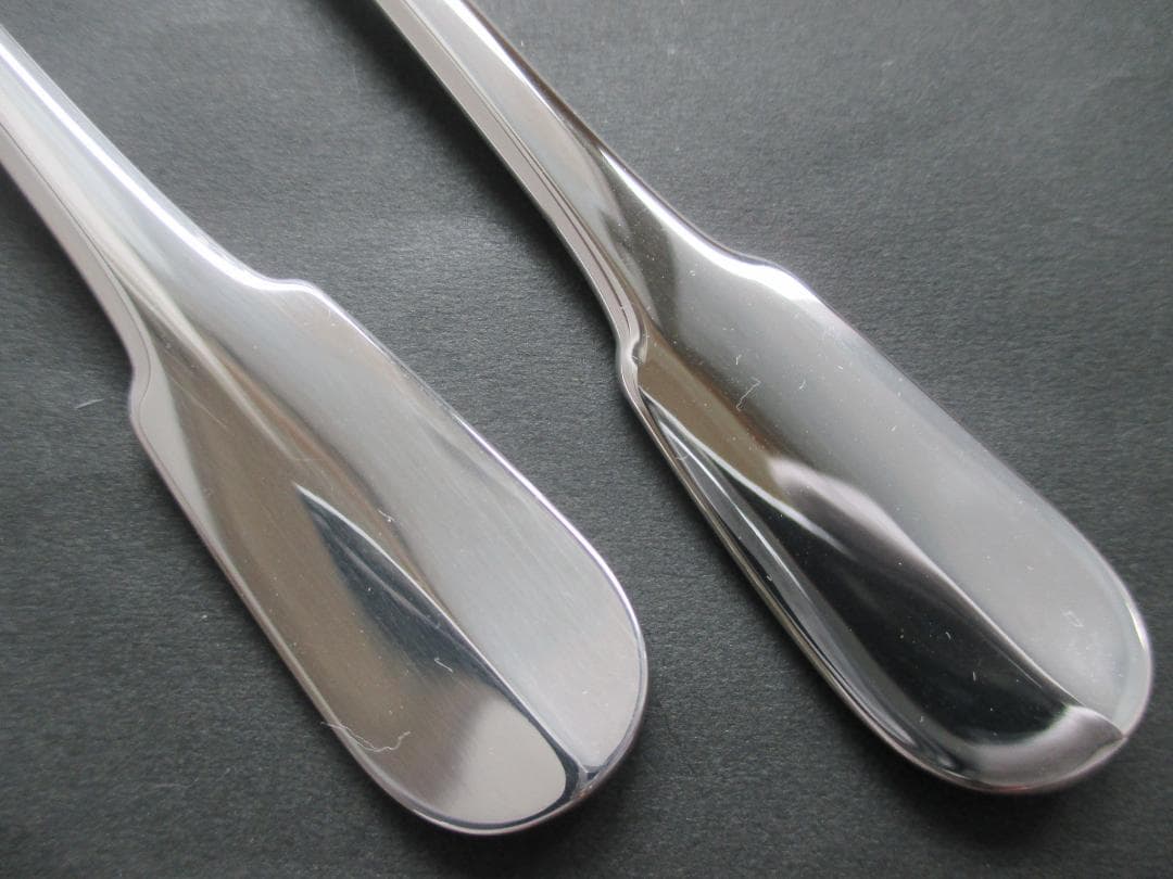 未使用極美品☆仏蘭西高級銀器クリストフルシルバー　フォーク＆ナイフ2本クリュニー