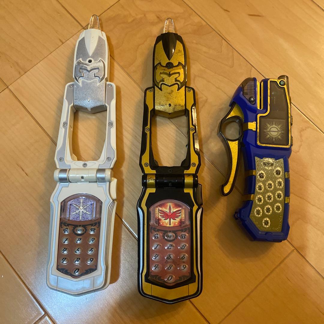 魔法戦隊マジレンジャー　マージフォン　3点セット