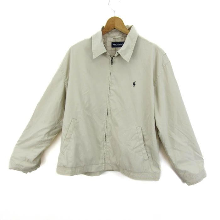 【ポロゴルフ】 古着 メンズ スイングトップ ブルゾン L ラルフローレン