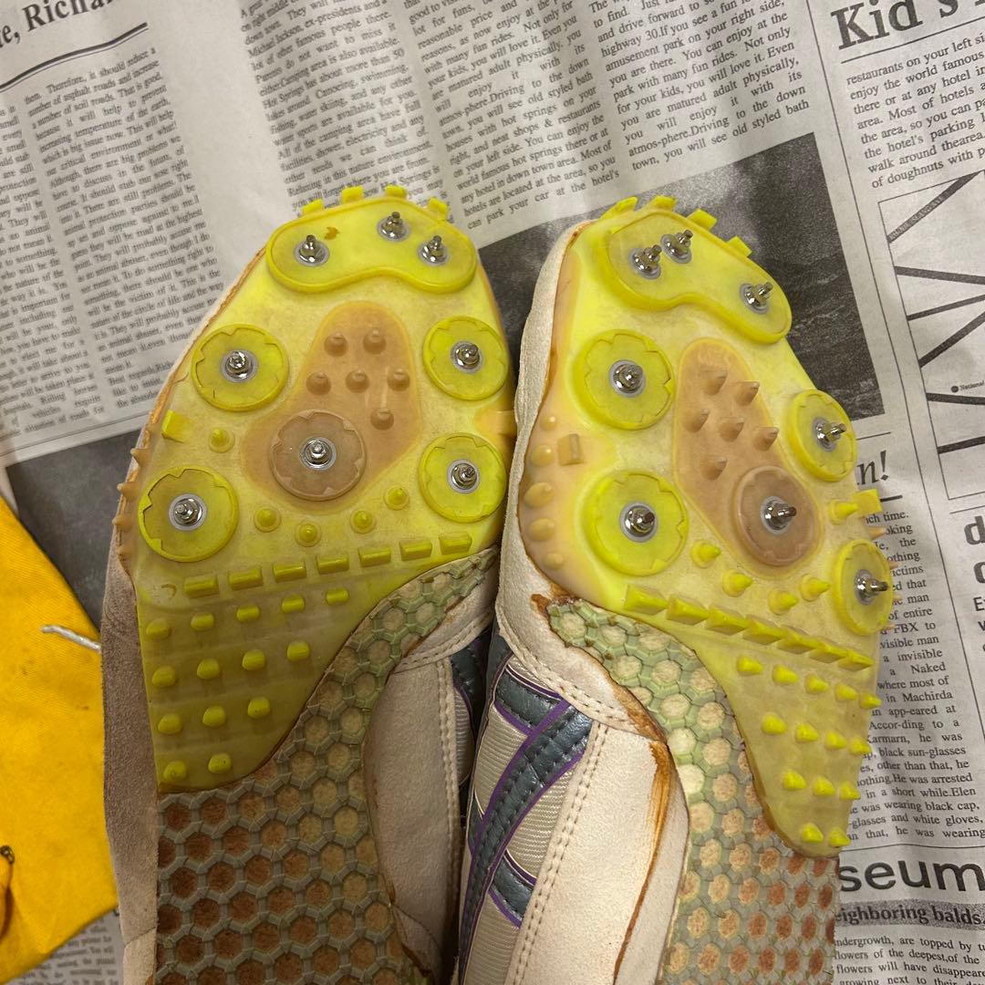 asics アシックス 超距離・中距離用 陸上スパイク ピンあり ピン回し付き
