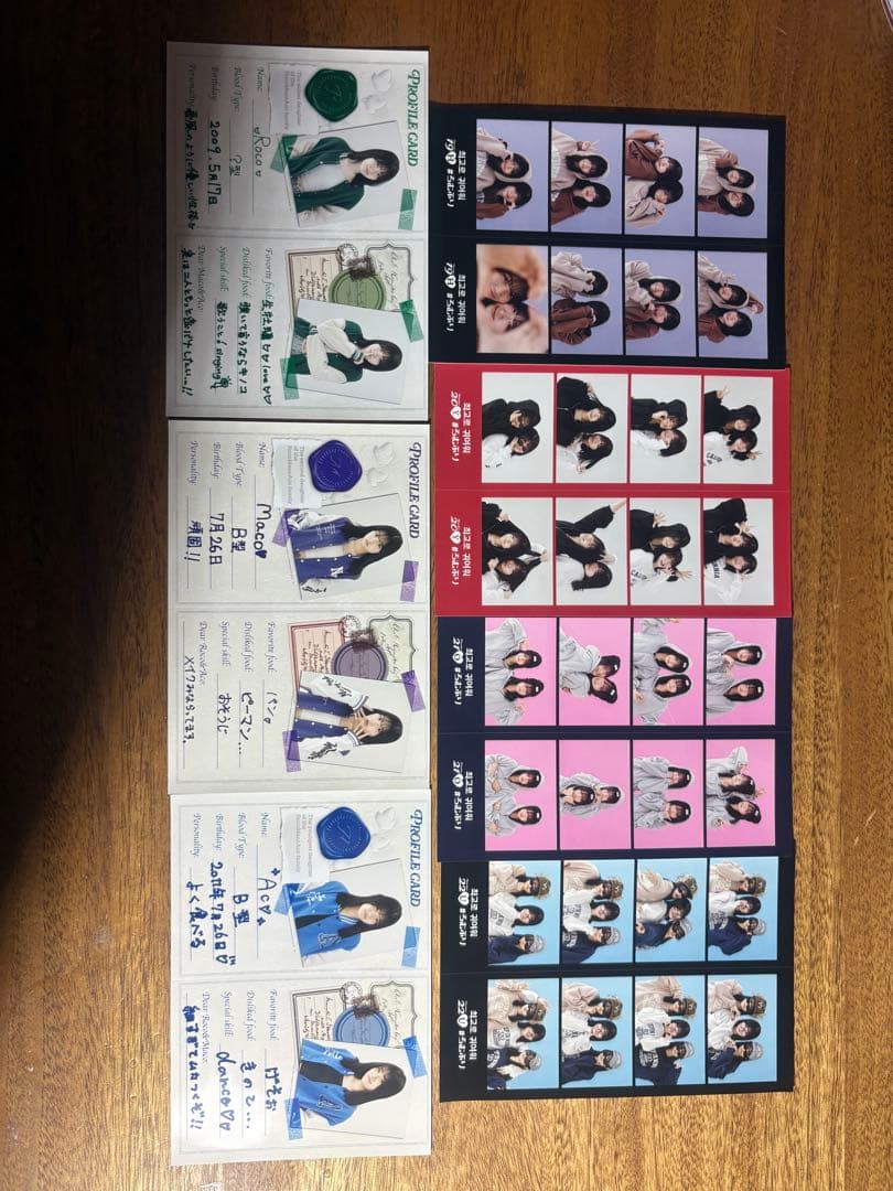 ろこまこあこプリクラ風プロマイドコンプセット