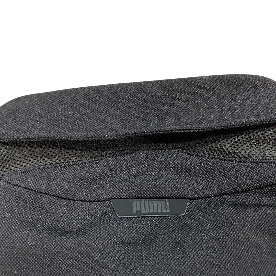 PUMA プーマ 半袖 ポロシャツ XXL ブラック ゴルフ メンズ ロゴ柄