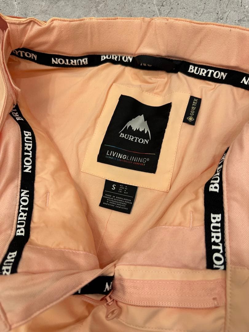 【上下セット】BURTON スノーボード,スキー コーラルピンク　ＬとＭ