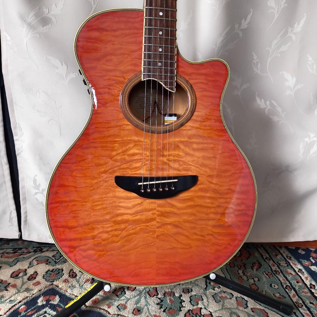 YAMAHA APX−8QM　アコスティック ギター オレンジ色