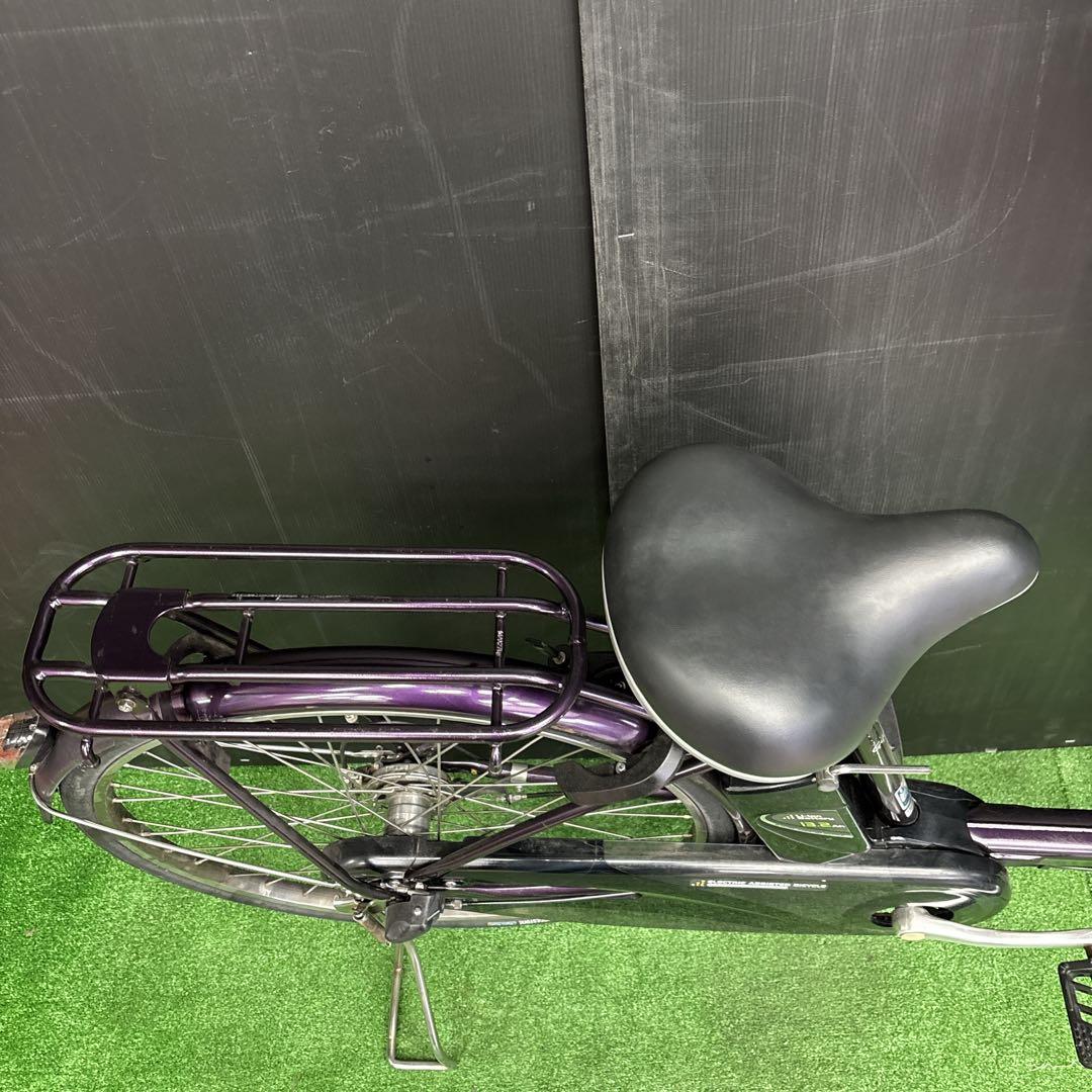 電動自転車 Panasonic Gyutto パープル 3人乗り対応　11