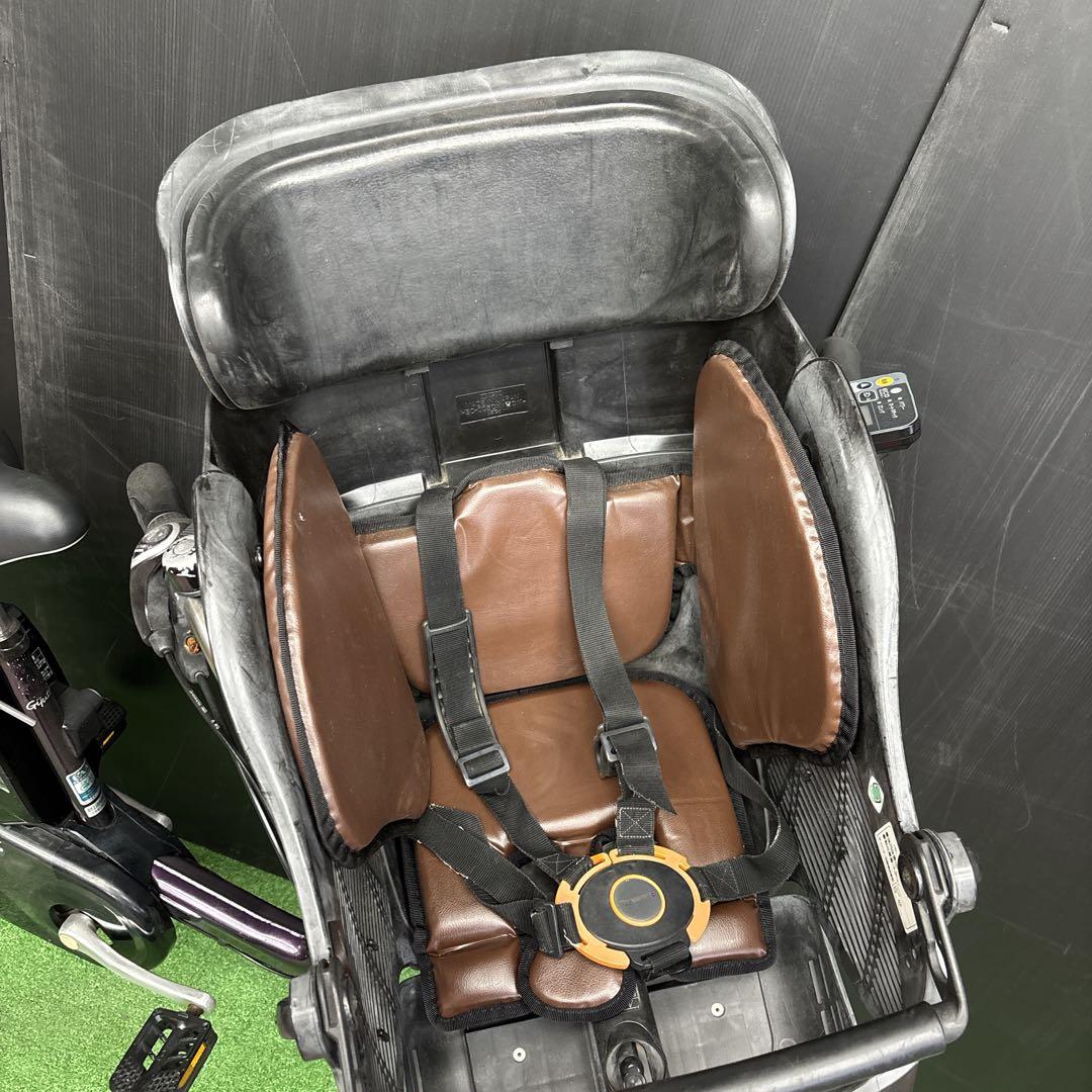 電動自転車 Panasonic Gyutto パープル 3人乗り対応　11