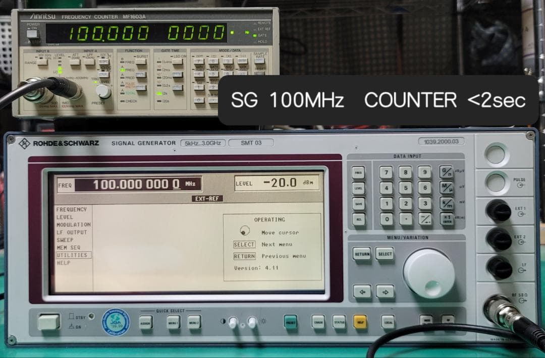 ROHDE&SCHWARZ SMT 03 5KHz-3.0GHz SG 動作品