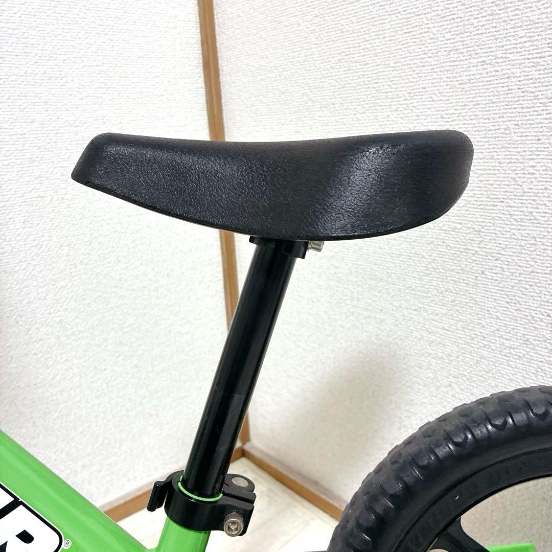 美品 STRIDER 12 グリーン ストライダー 12 ペダルなし自転車