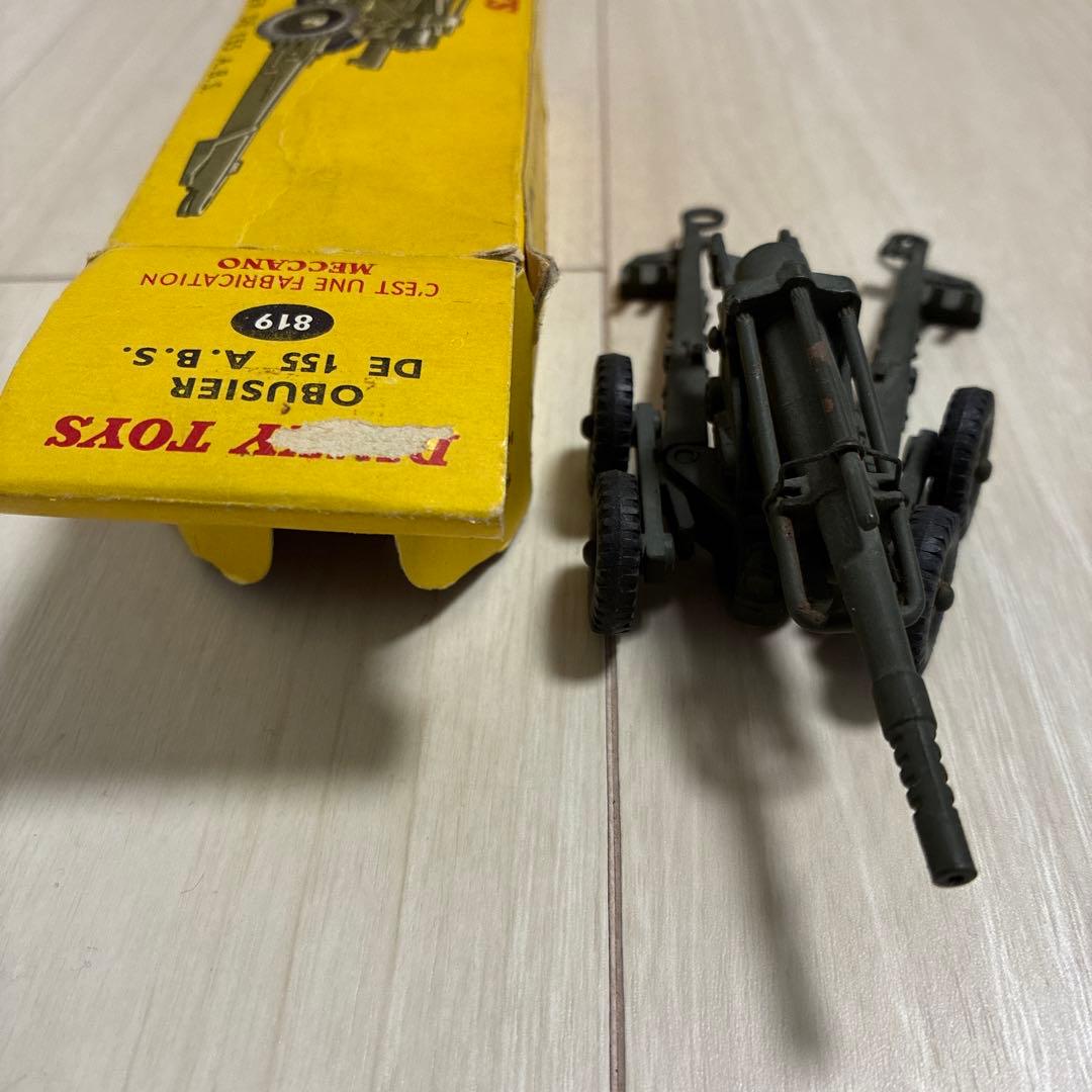 【売約予定】Dinky Toys 155mm榴弾砲ミニカー No.819