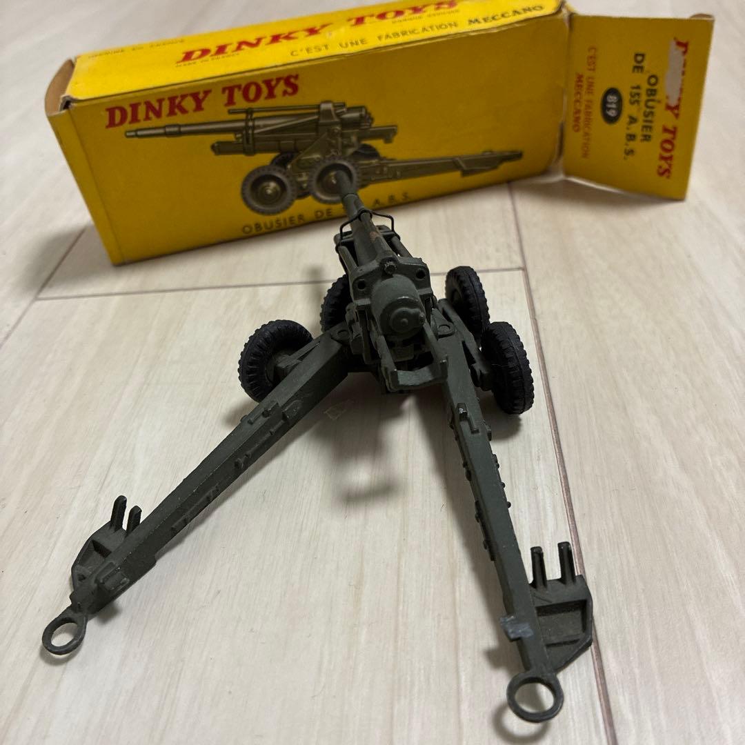 【売約予定】Dinky Toys 155mm榴弾砲ミニカー No.819