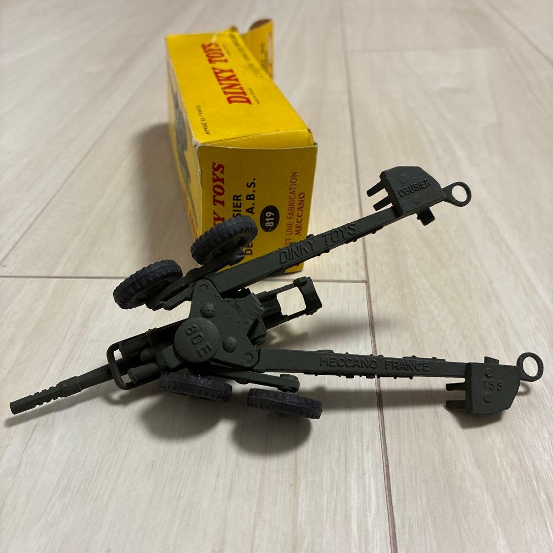 【売約予定】Dinky Toys 155mm榴弾砲ミニカー No.819