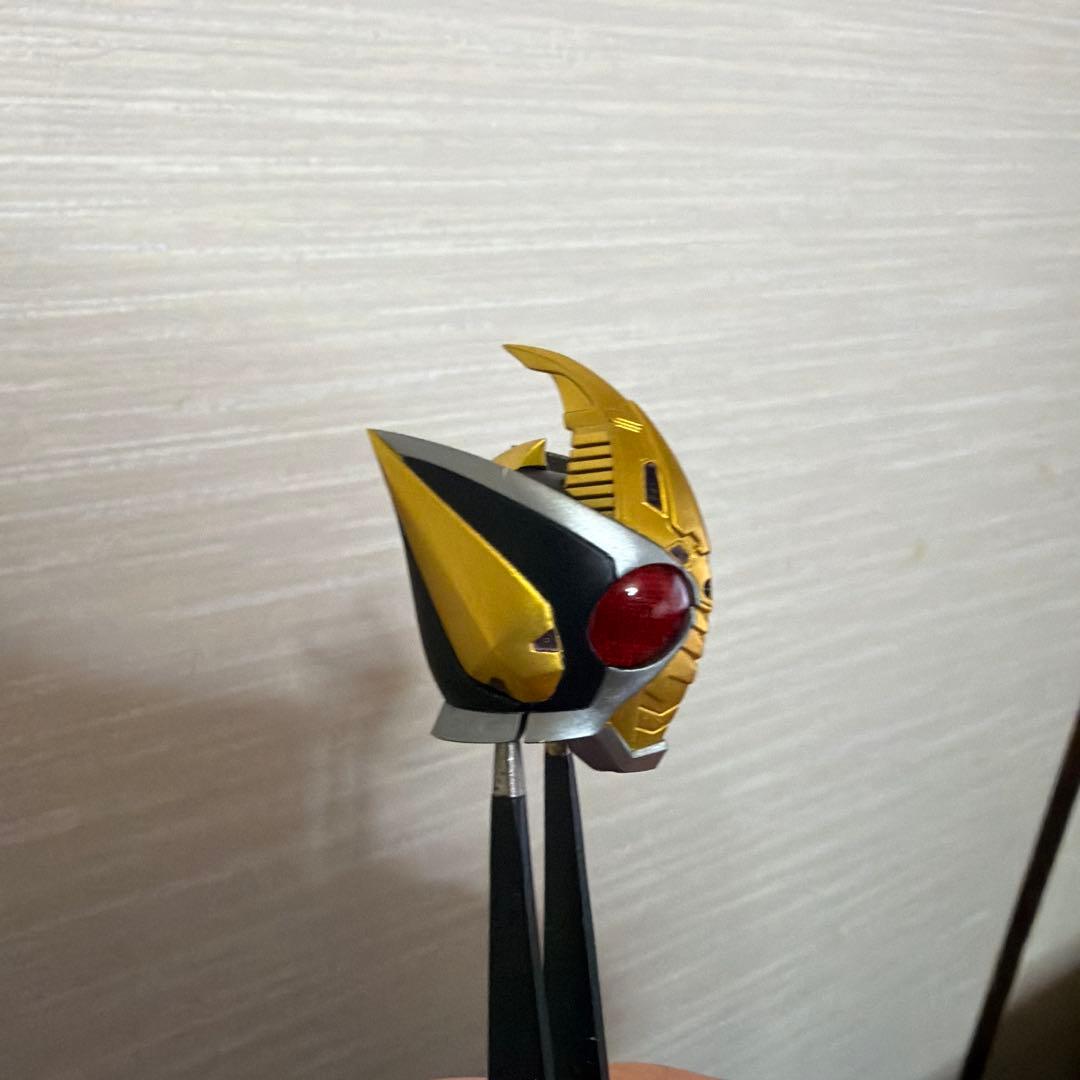 「掘り出し」shf規格カスタム　レンゲル&ブレイドキングフォーム　ヘッドセット