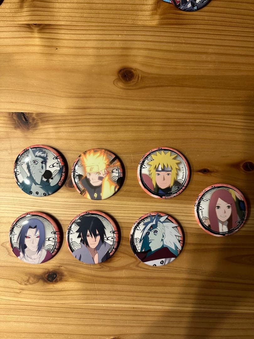 NARUTO 20周年記念缶バッジ　コンプセット
