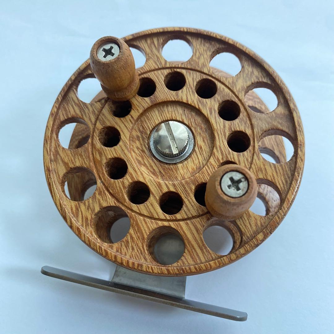 【送料込】銚栄製作所　ヘチリール　タモ　レア　木製リール