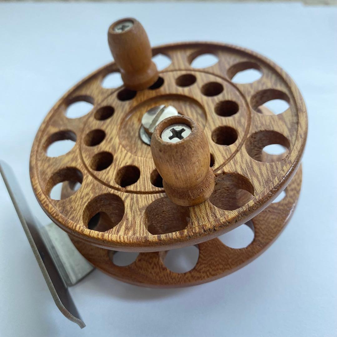 【送料込】銚栄製作所　ヘチリール　タモ　レア　木製リール