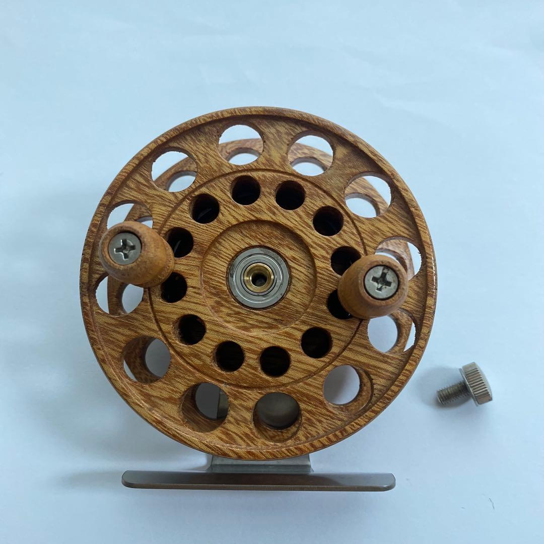 【送料込】銚栄製作所　ヘチリール　タモ　レア　木製リール