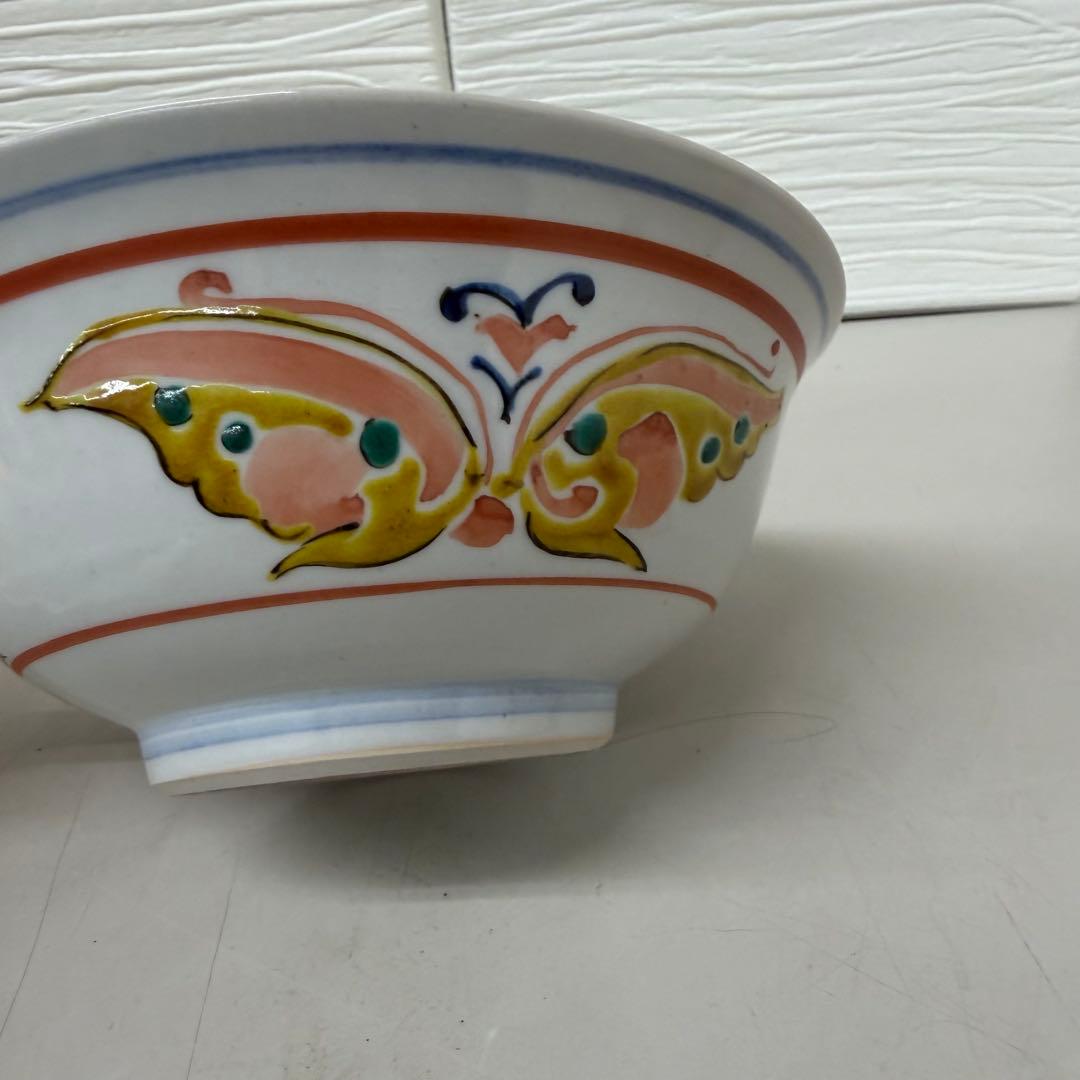 未使用品　九谷焼　長谷川紀代　菓子鉢　茶器　供箱