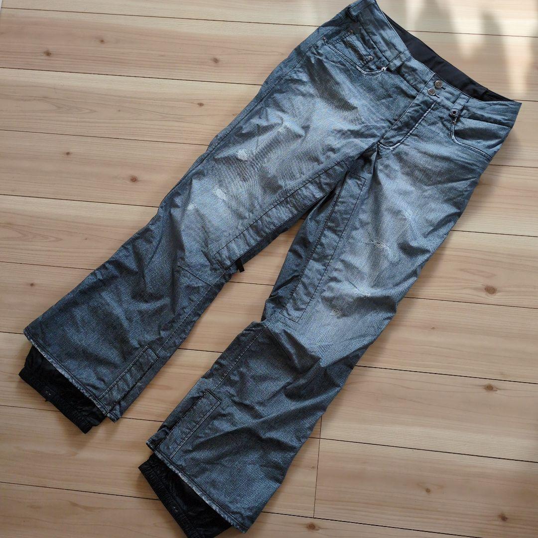 yoshi様未使用級！バートン MB JEANS PT スノボパンツ　デニム調