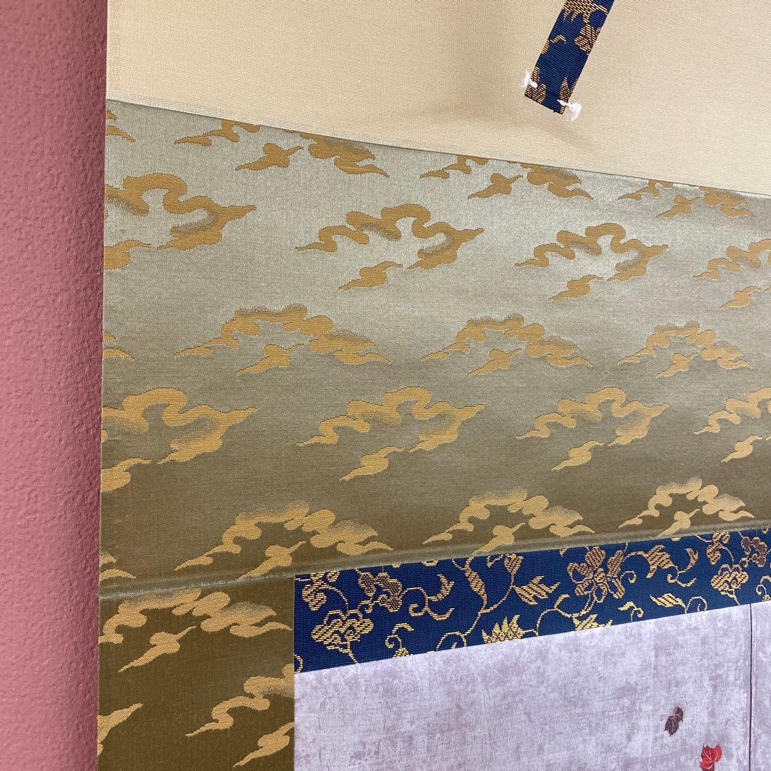 美品 掛け軸 酒井抱一筆「夏秋草屏風図」重要文化財 東京国立博物館 双幅
