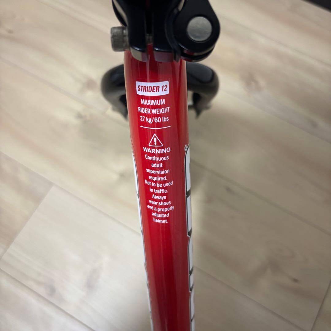 STRIDER バランスバイク 赤 12インチ SPORT