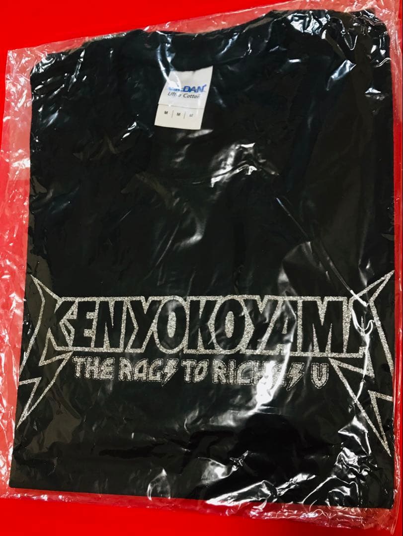 新品 KEN YOKOYAMA 横山 健『RagsツアーⅤ』銀ラメTシャツM