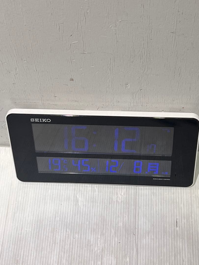 セイコークロック(Seiko Clock) 電波時計　DL208W インテリア