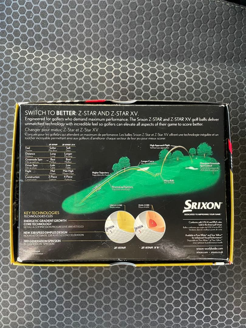 Srixon Z STAR spinskin ゴルフボール 12個入り 新品
