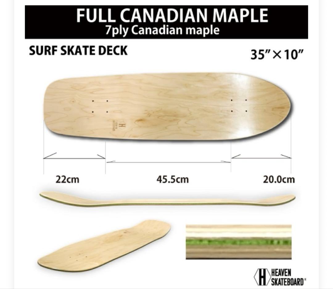 SURF SKATE DECK 35×10 THRUSTER 2 チーバくん