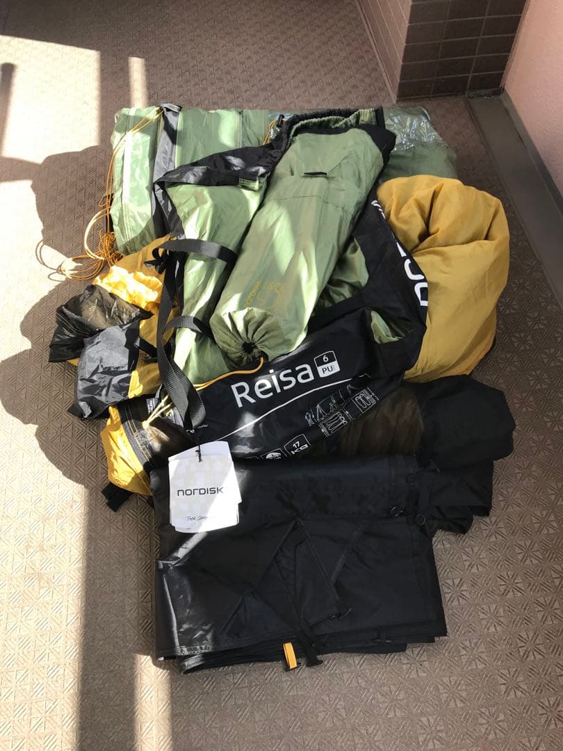 Nordisk Reisa6 PUテント フットプリント付き