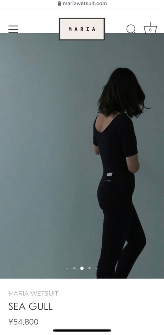 【美品】MARIA WETSUIT シーガル　マリアウェットスーツ