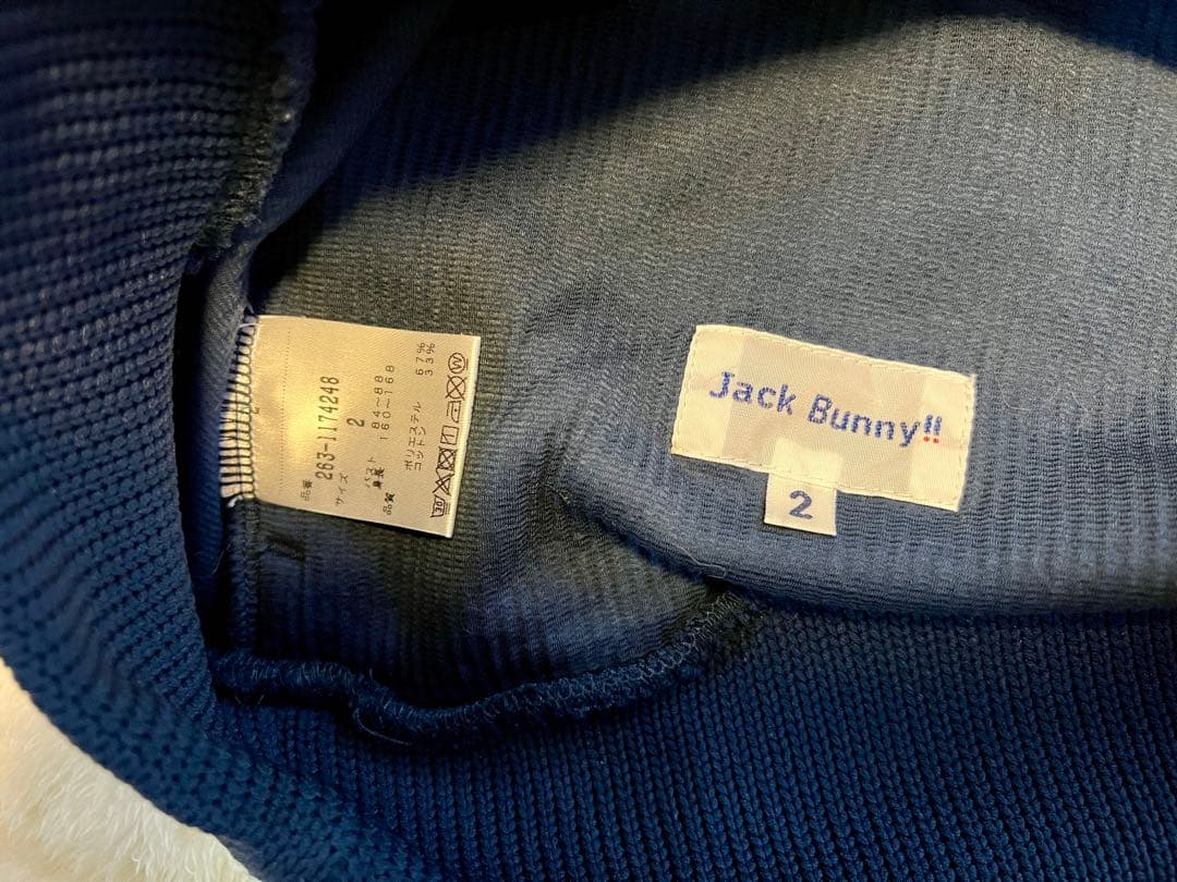 Jack Bunny ネイビー ハイネックセーター サイズL