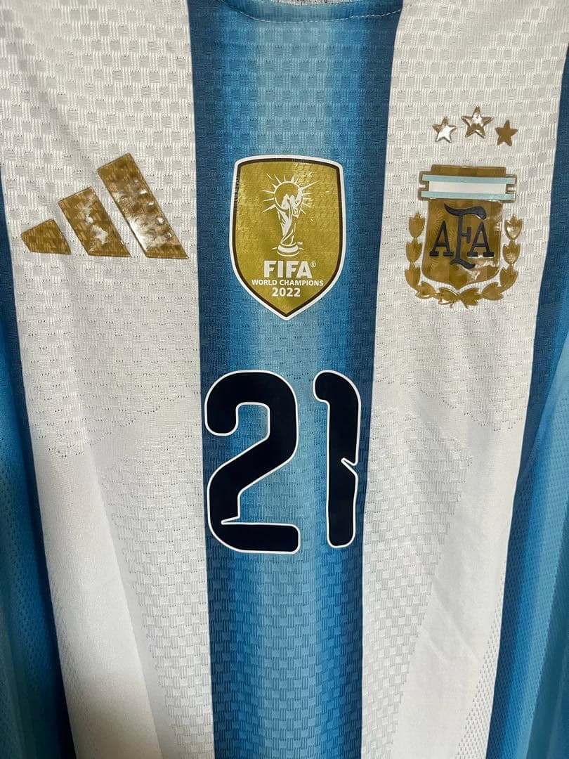 未使用マスタントゥオーノアルゼンチン代表　選手仕様2026ホーム長袖フルパッチ