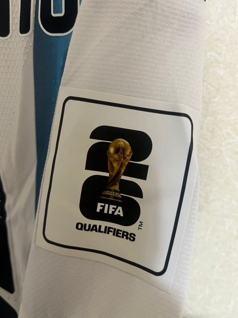 未使用マスタントゥオーノアルゼンチン代表　選手仕様2026ホーム長袖フルパッチ