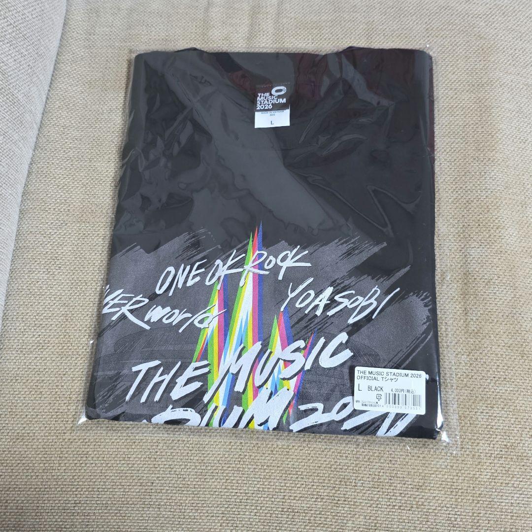 THE MUSIC STADIUM 2026 ☆Tシャツ L☆キーホルダーセット