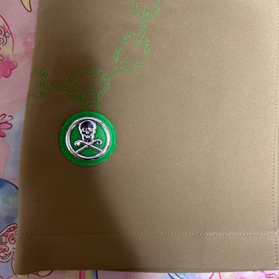 新品同様！マークアンドロナ ベージュプリーツスカート　MARK&LONA