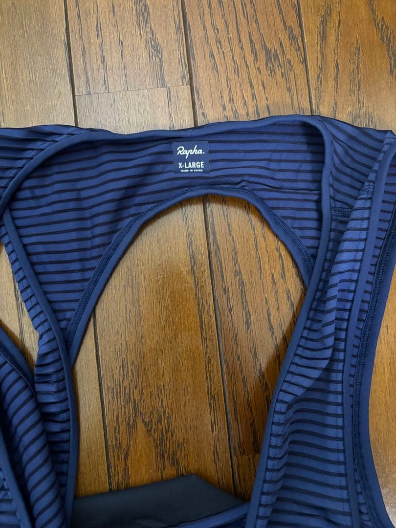 【未使用】Rapha メンズ ブルベ ビブショーツ XL ダークネイビー