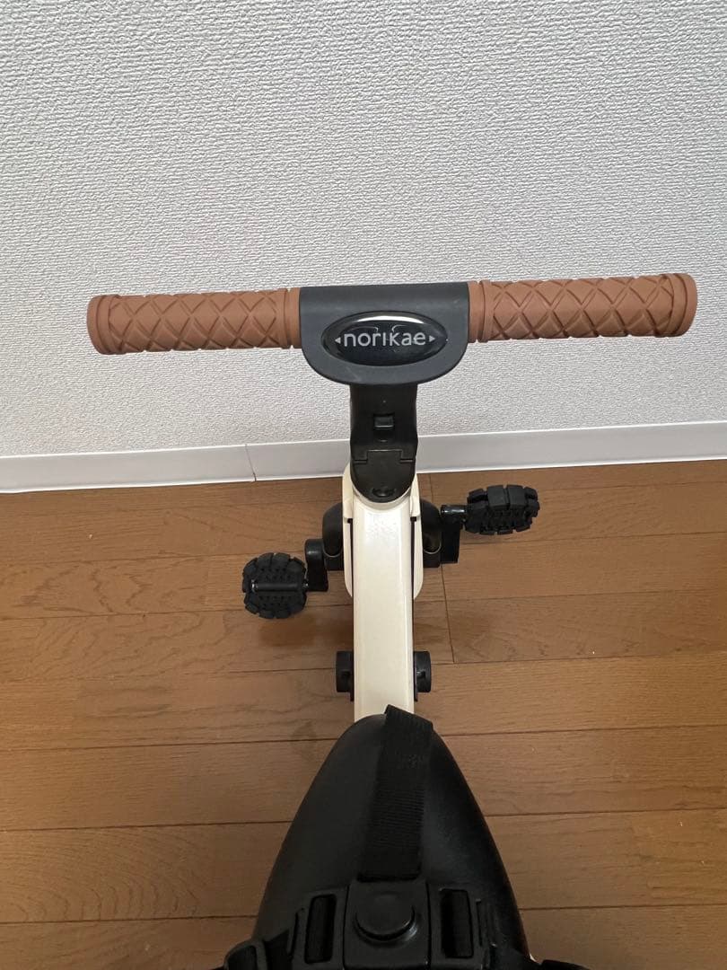 norikae のりかえ 三輪車 バイク ストライダー 押し棒＆背もたれ付