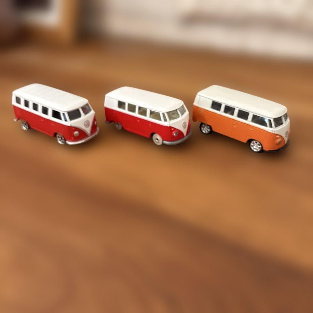 Volkswagen バス・Van・Porsche 他 ミニカー 13台セット