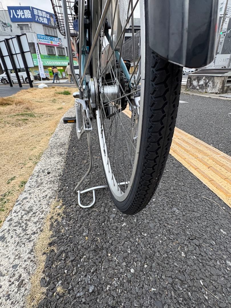 中古YAMAHA電動アシスト自転車　12.3Ah 大阪　066
